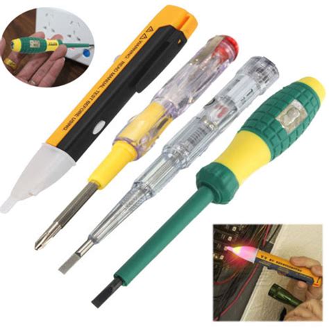 electric screwdriver test|screwdriver with electrical tester.